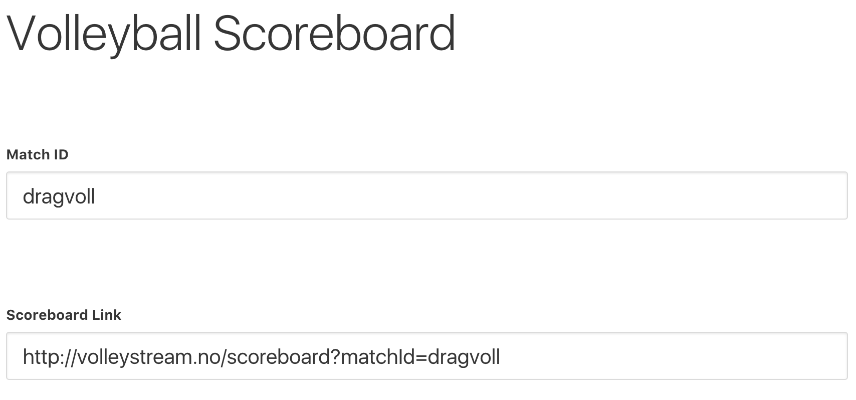 Scoreboard match id